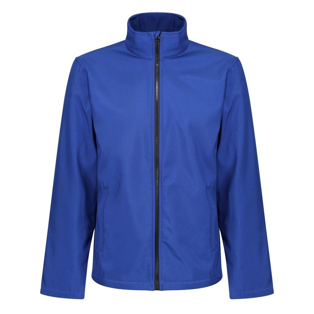 Mens Soft Shell Jacket (Royal Blue/Black)