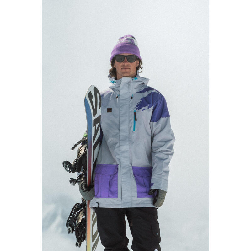 Afterparty Jacket Grey & Purple Murśikani