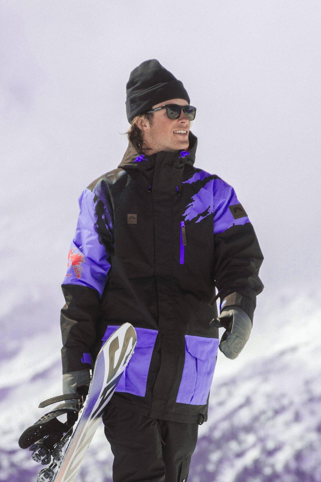 Afterparty Jacket Black & Purple Men's 2/7