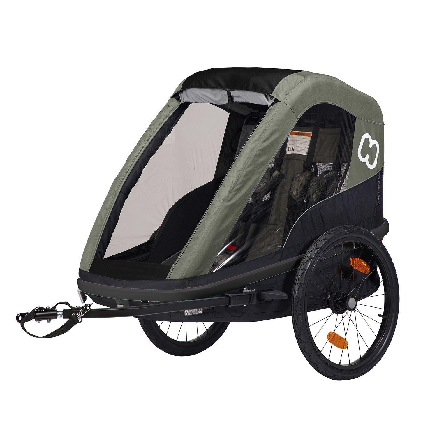 Hamax - Remorque Hamax Avenida - Remorque À Vélo - Noir|vert - No Size - Decathlon