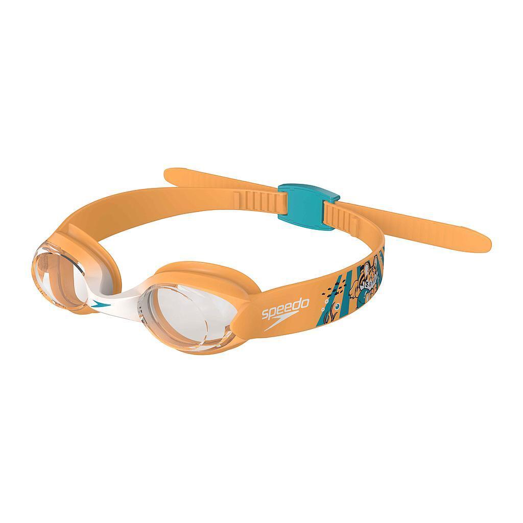 Speedo - Lunettes De Natation Enfant Speedo Illusion - Lunettes De Natation - Orange|vert - Taille Unique - Decathlon