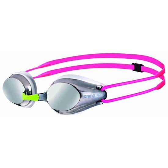 Arena TRACKS MIRROR Junior - Silver Black Fluo Yellow Taglia unica