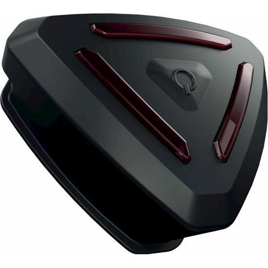 Abus Hyban 2.0 / Urban-I 3.0 casco con luce integrata — Rosso Taglia L