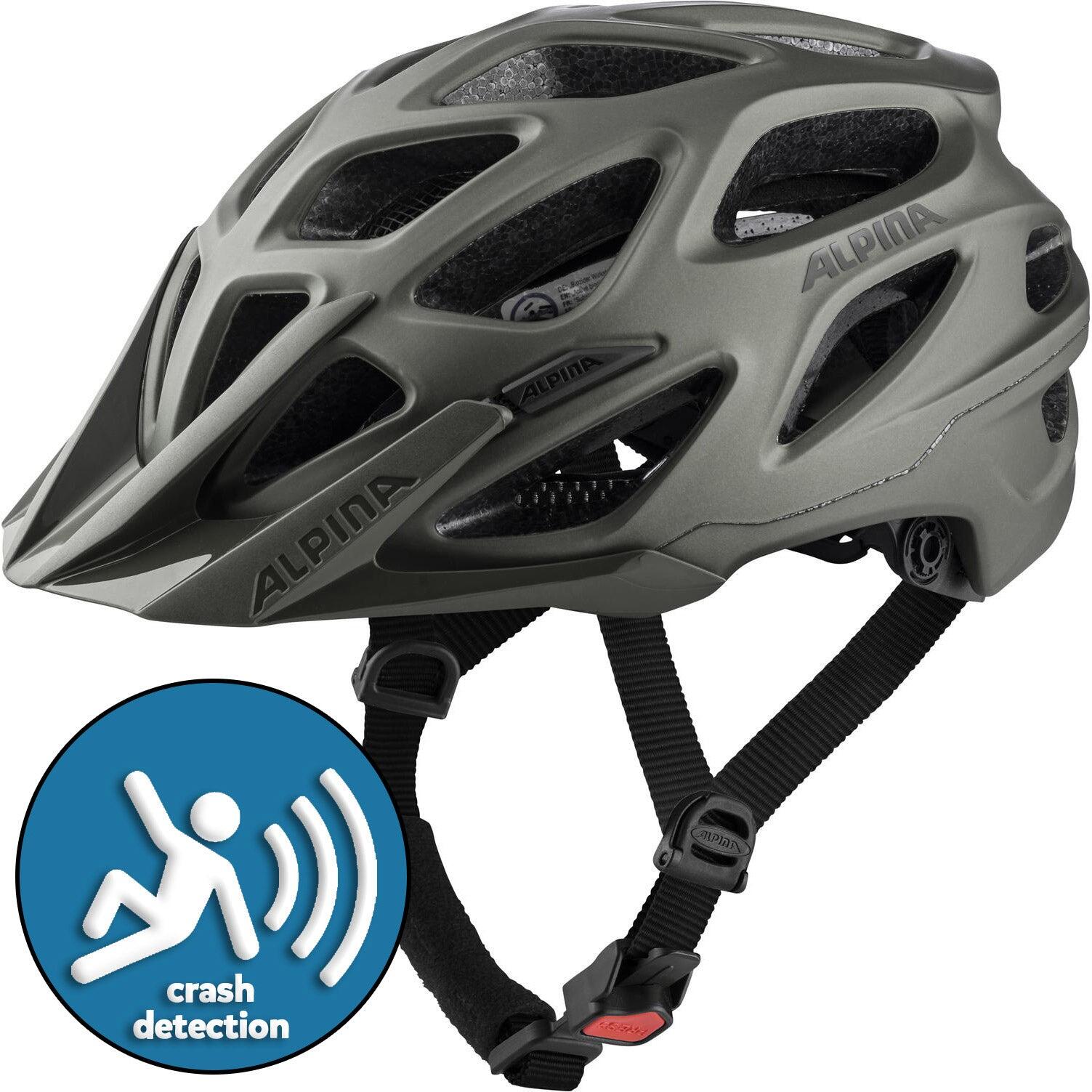 Olympic Sportswear - Casque Mtb Mythos 3.0 D'Olympic Sportswear Alpina 57-62 Gris Mat - Casque - Marron - Decathlon