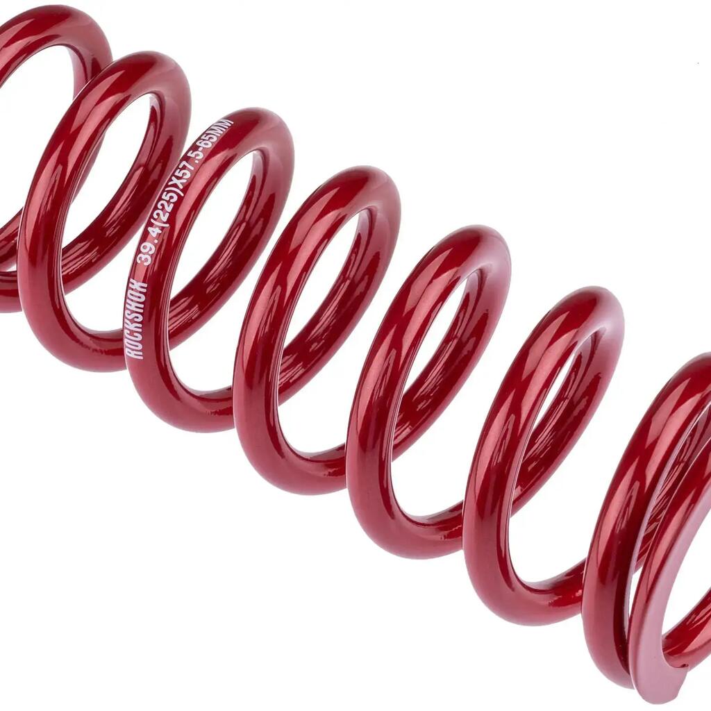 ROCKSHOX Coil Spring 57.5 - 65 mm Travel, 151 mm Length, 225 lb, Electric Red.