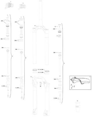 Rockshox psylo gold is boost 27,5" 160 mm verende voorvork
