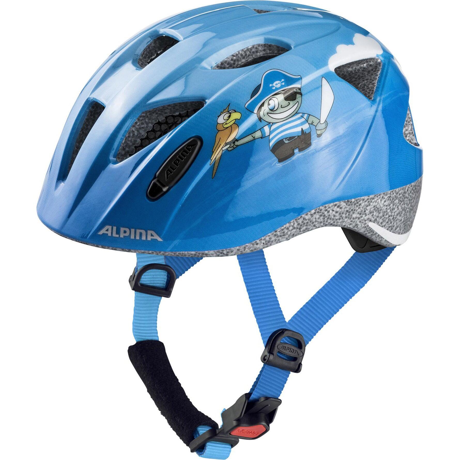 Olympic Sportswear - Casque Enfant Ximo Pirate 49-54 Gloss D'Alpina Sports - Casque - Bleu - Decathlon