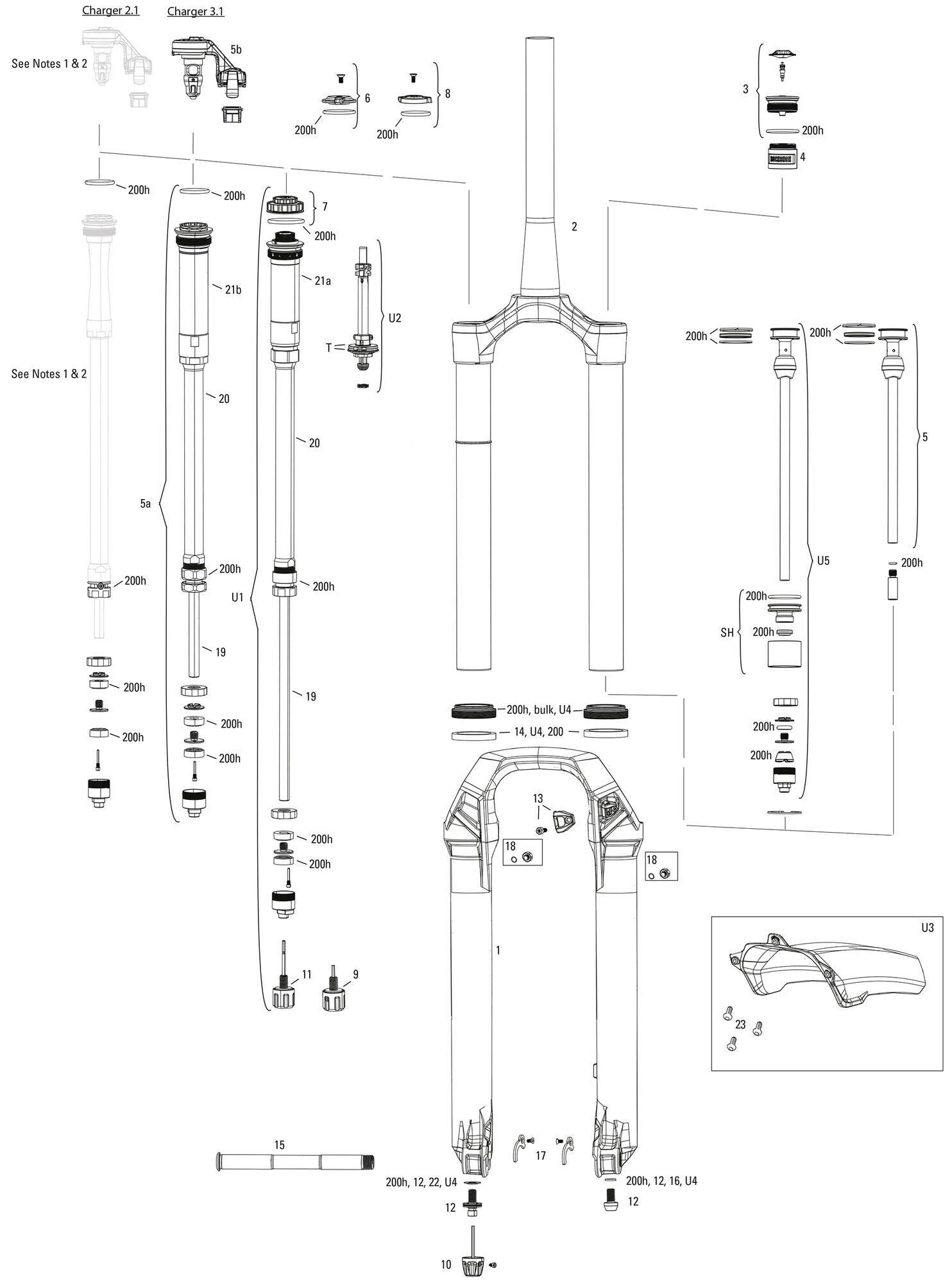 Rockshox Lyrik Ultimate RC2 27,5