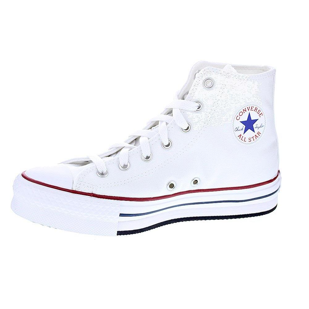 Sneaker per ragazze Converse All Star lift platform Bianco 2/6