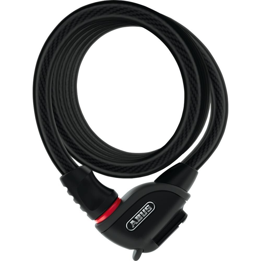 Verrou à Câble Spirale ABUS Phantom 8950 180 cm Noir - Sécurité Fiable 2/5