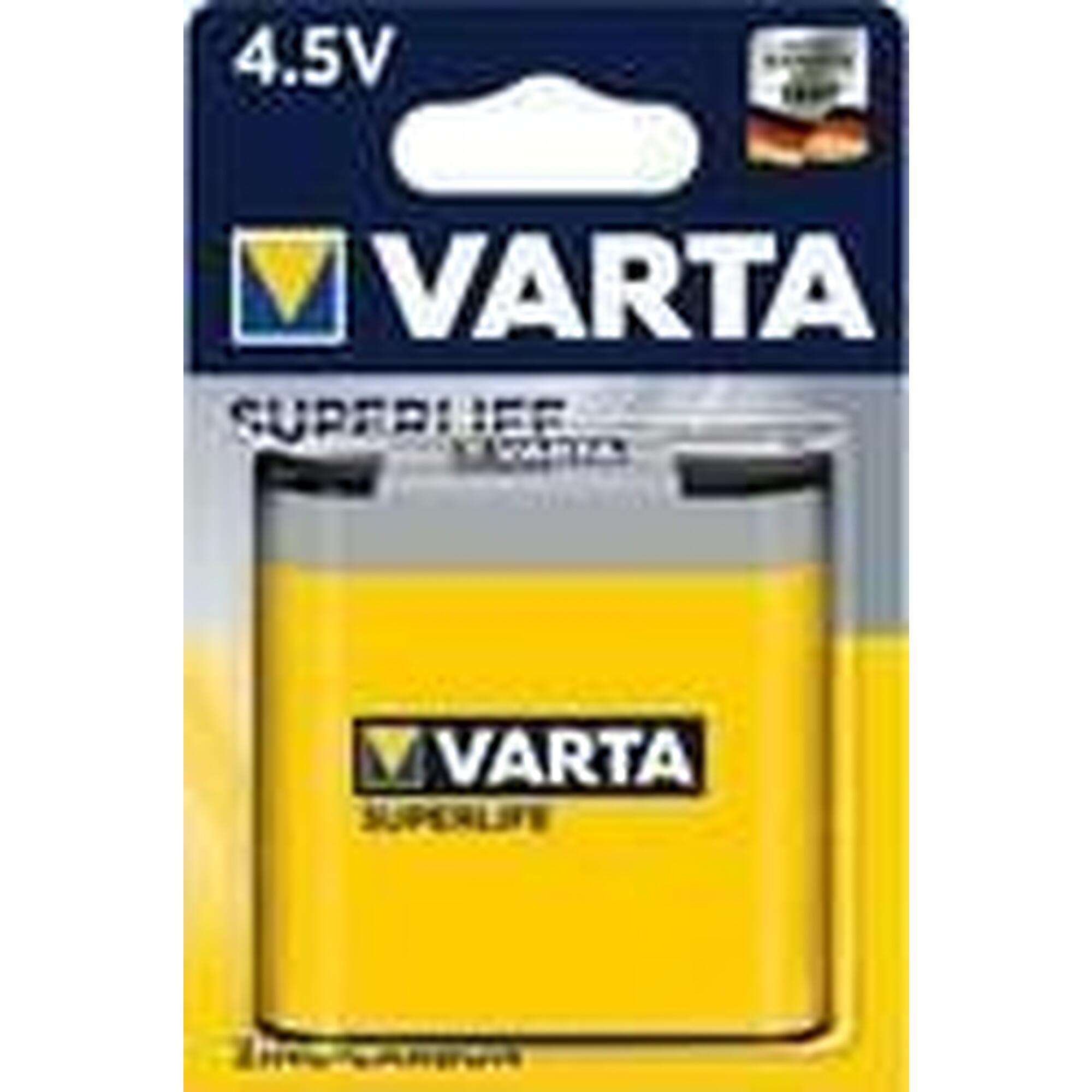 Varta - Varta 45 V Batterie Plate 3r12 - Pile - Blanc|noir - Taille Unique - Decathlon