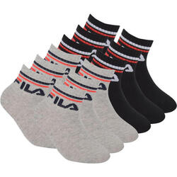 Chaussettes enfants Fila Quarter 6-pack - Taille 31-34