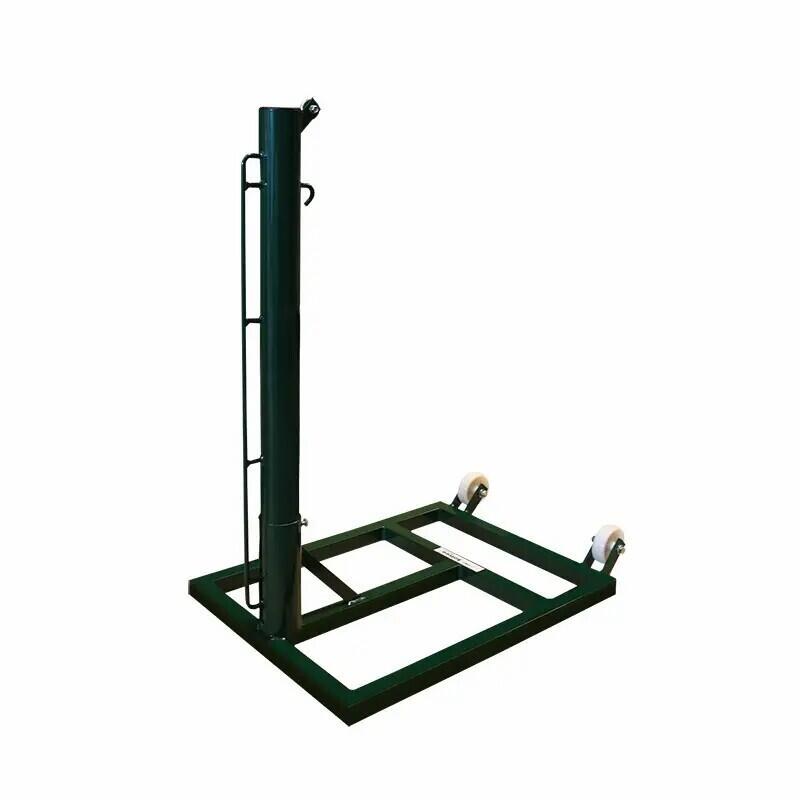 SOFTEE Set di 2 pali da tennis mobili in metallo Softee Equipment