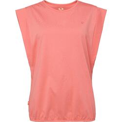 T-shirt femme LOAP Bavora — 100% coton, rose, S