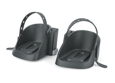 Bobike One Mini poggiapiedi con fibbie di sicurezza - Nero.