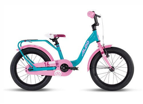 ALDO Aldo 16'' Wave bici per bambini turchese/rosa.