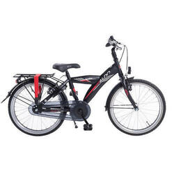 Aldo Roadstar Vélo Enfant 20 pouces Mat Noir bande rouge