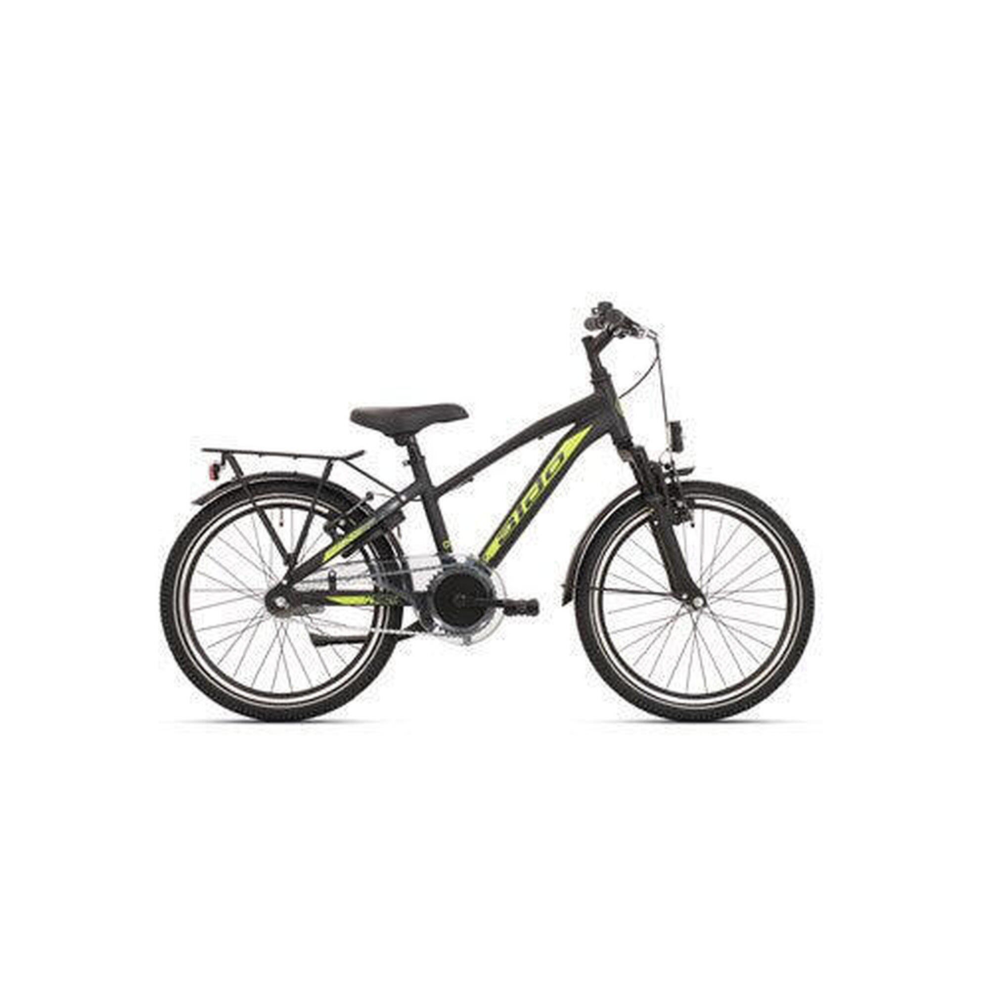Aldo - Aldo 20 Pouces Peak 2.0 Vélo Aluminium Noir Mat - Vélo Enfant - Noir - 20" - Decathlon