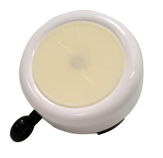 Campanello bici Alpina Arrow bianco.