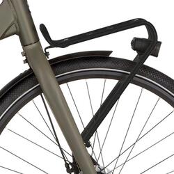 Cortina porte-bagages avant Common — acier, vert mat, 10 kg