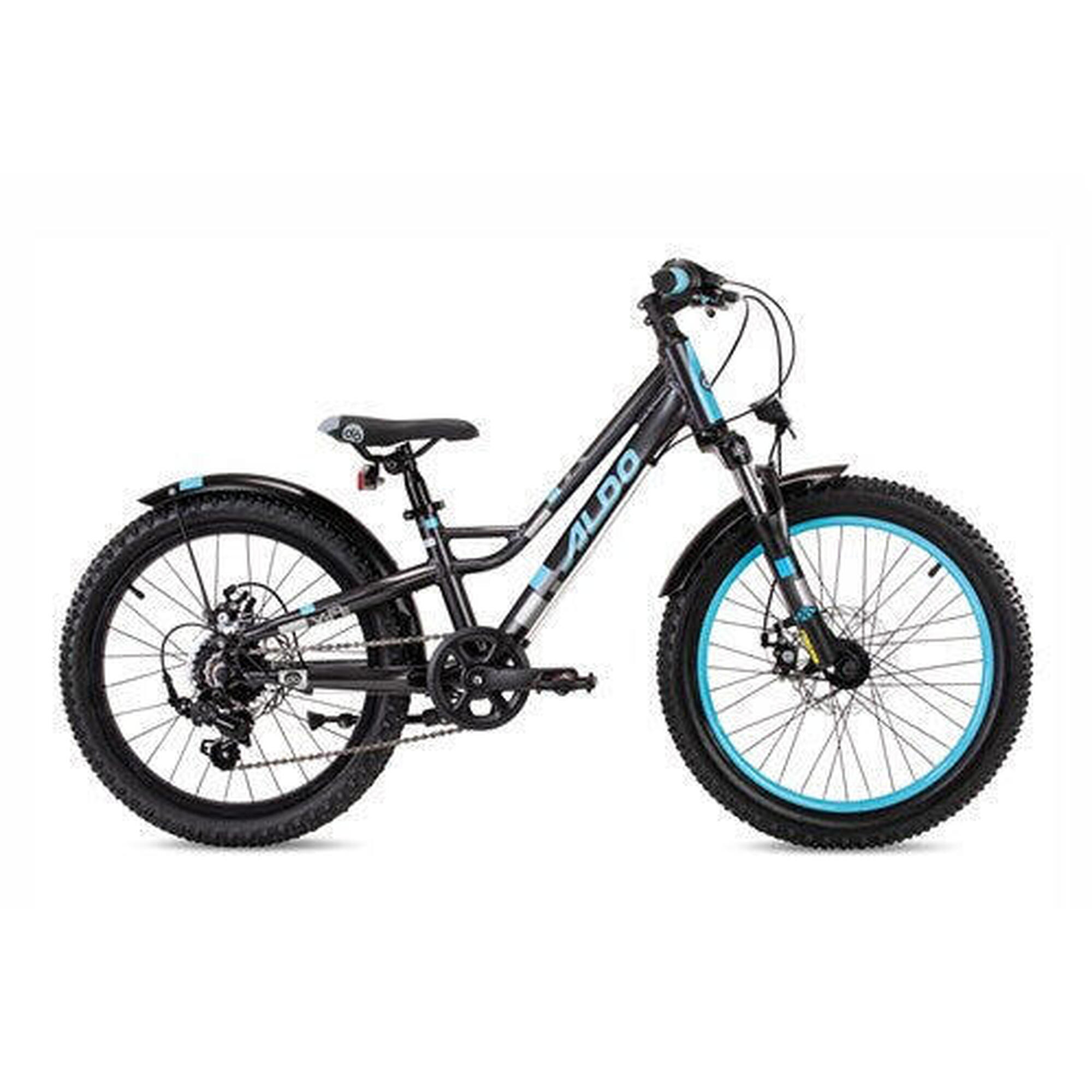 Aldo - Aldo 20 Pouces Xride Alu Gris Bleu 7v Moyeu Dynamo Frein À Disque - Éclairage Vélo - Bleu - Taille Unique - Decathlon