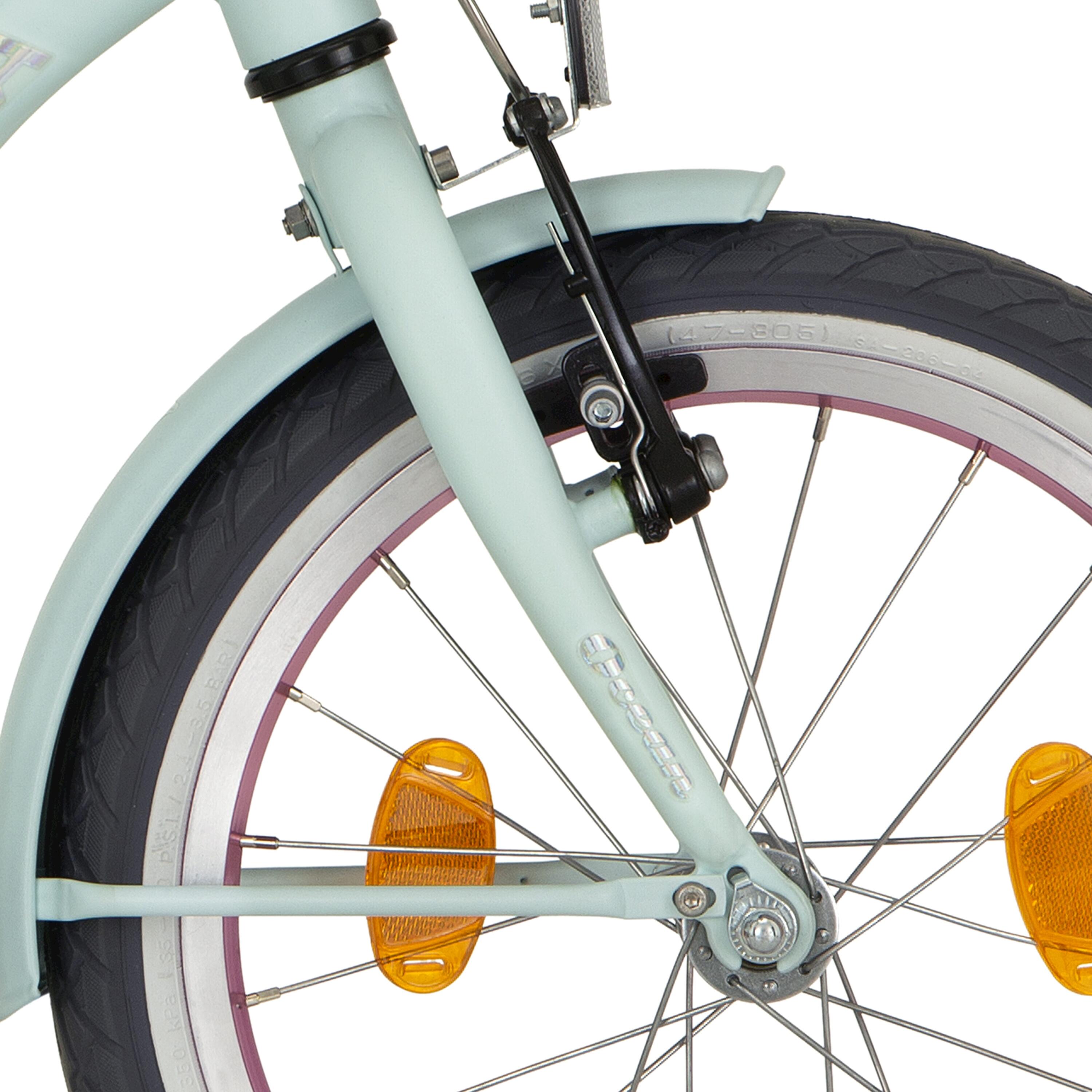 ALPINA Forcella anteriore Alpina 18 Ocean Glace Mint Matt con attacco filettato.