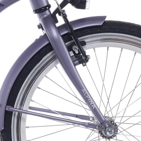 Forcella anteriore Alpina V Fork 20 Ocean Hazy Lavender Matt.