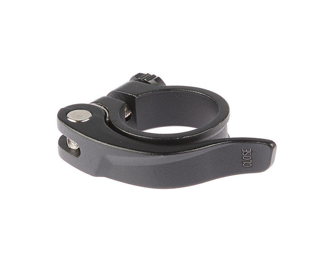 TRANZX TranzX zadelpenklem met snelspanner 31.8ø zwart op kaart