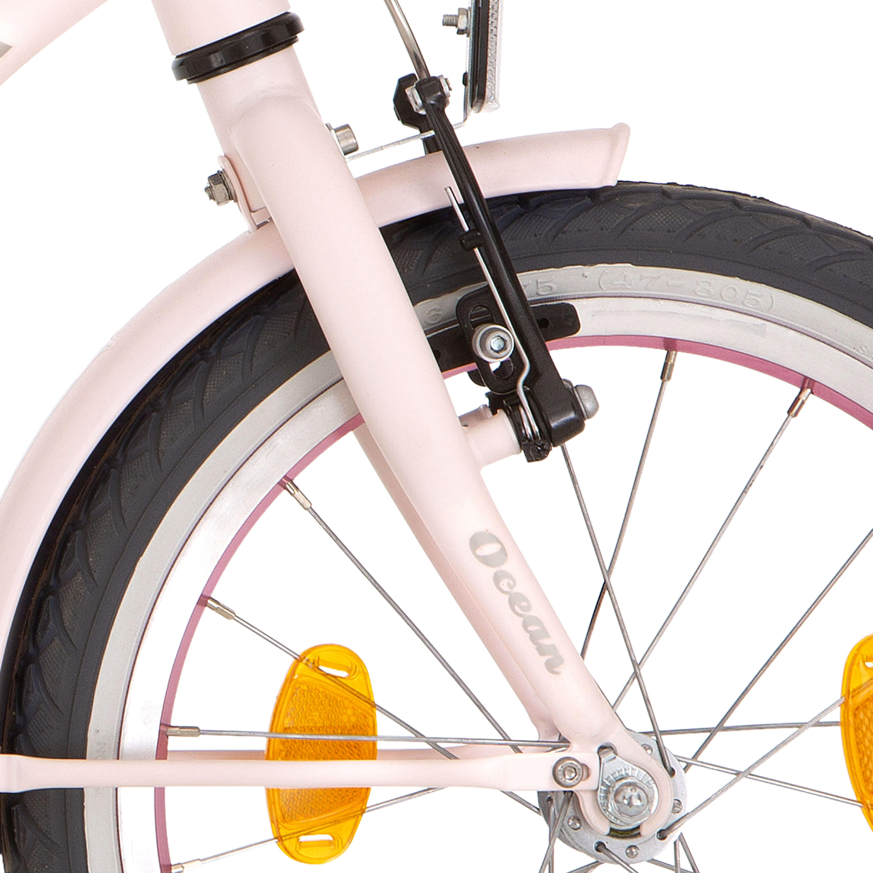 ALPINA Forcella Alpina Fork 16 Ocean rosa pastello opaca.