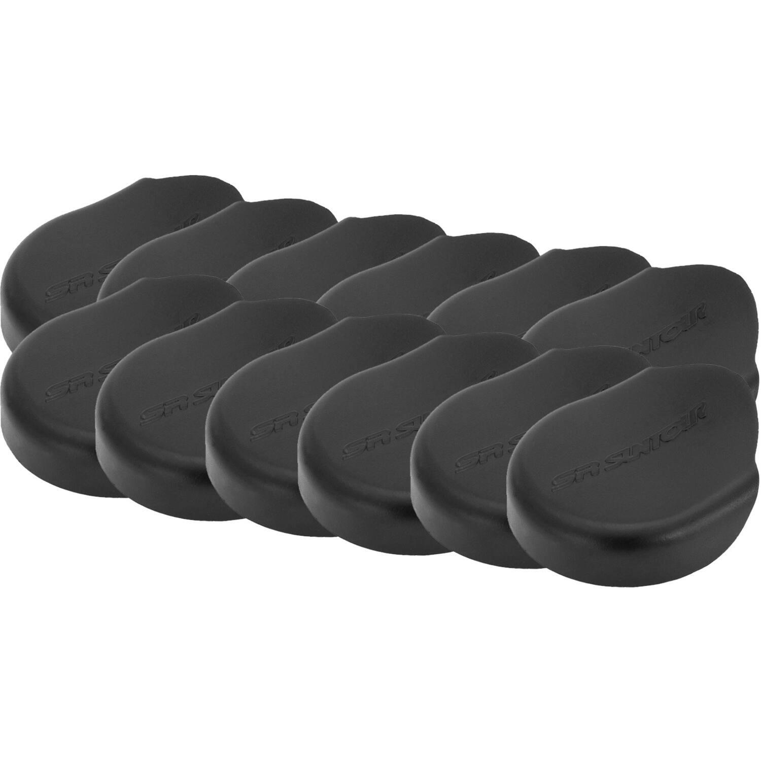 SR SUNTOUR SR Suntour Copertura regolazione precarico Ø28 mm - 12 pezzi, nero.