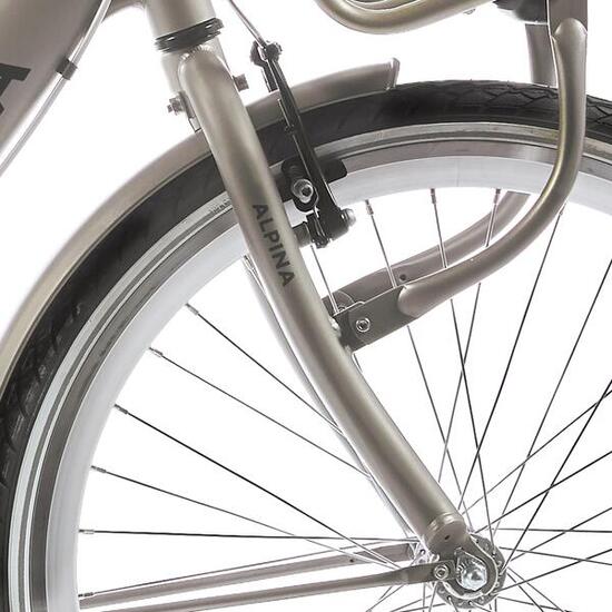 Forcella anteriore Alpina 24 Clubb Oro opaco.