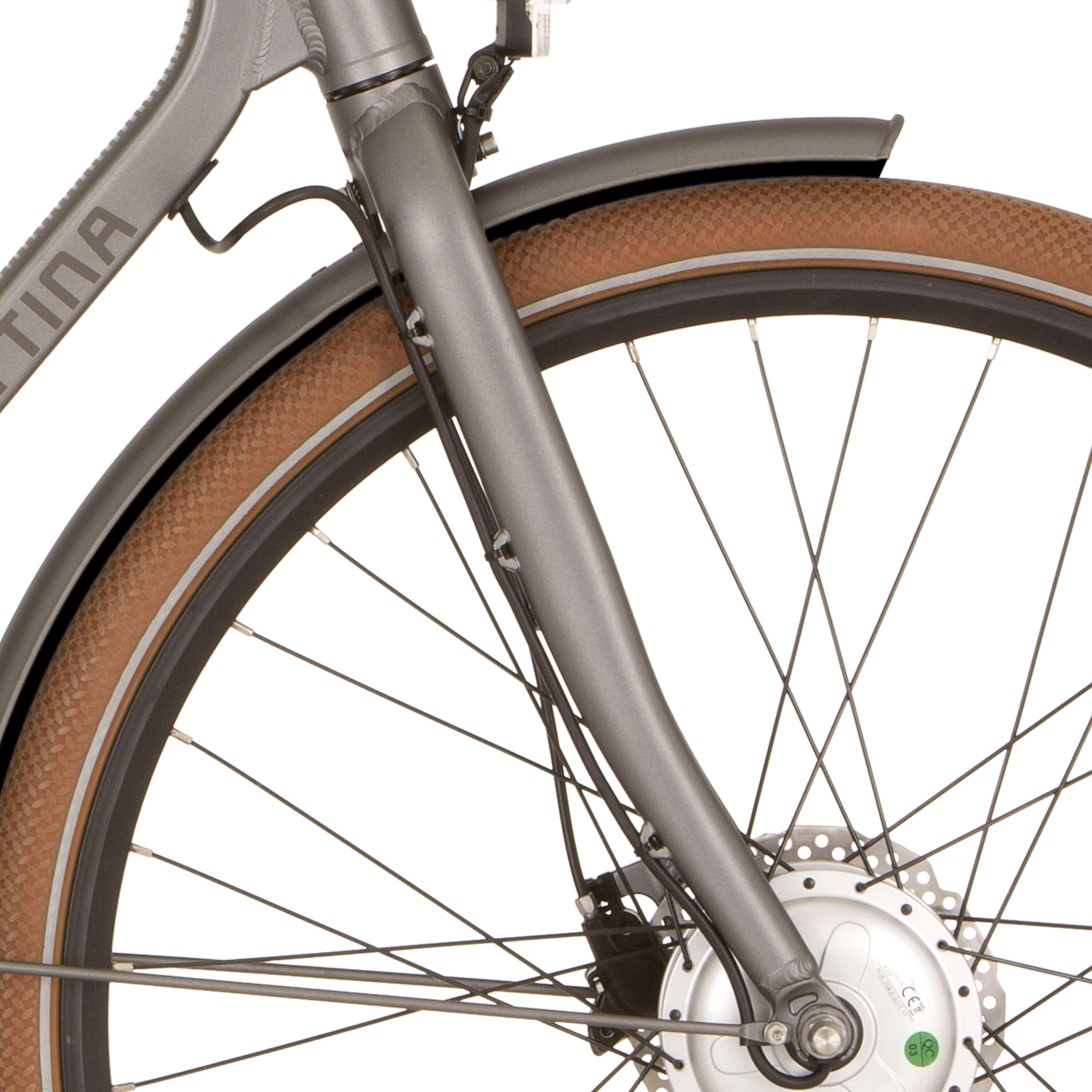 CORTINA Forcella Cortina E-Foss 220/55 1 1/8 Lead Metal Matt.