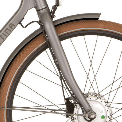 Cortina voorvork e‑foss lead metal matt 220/55 1 1/8