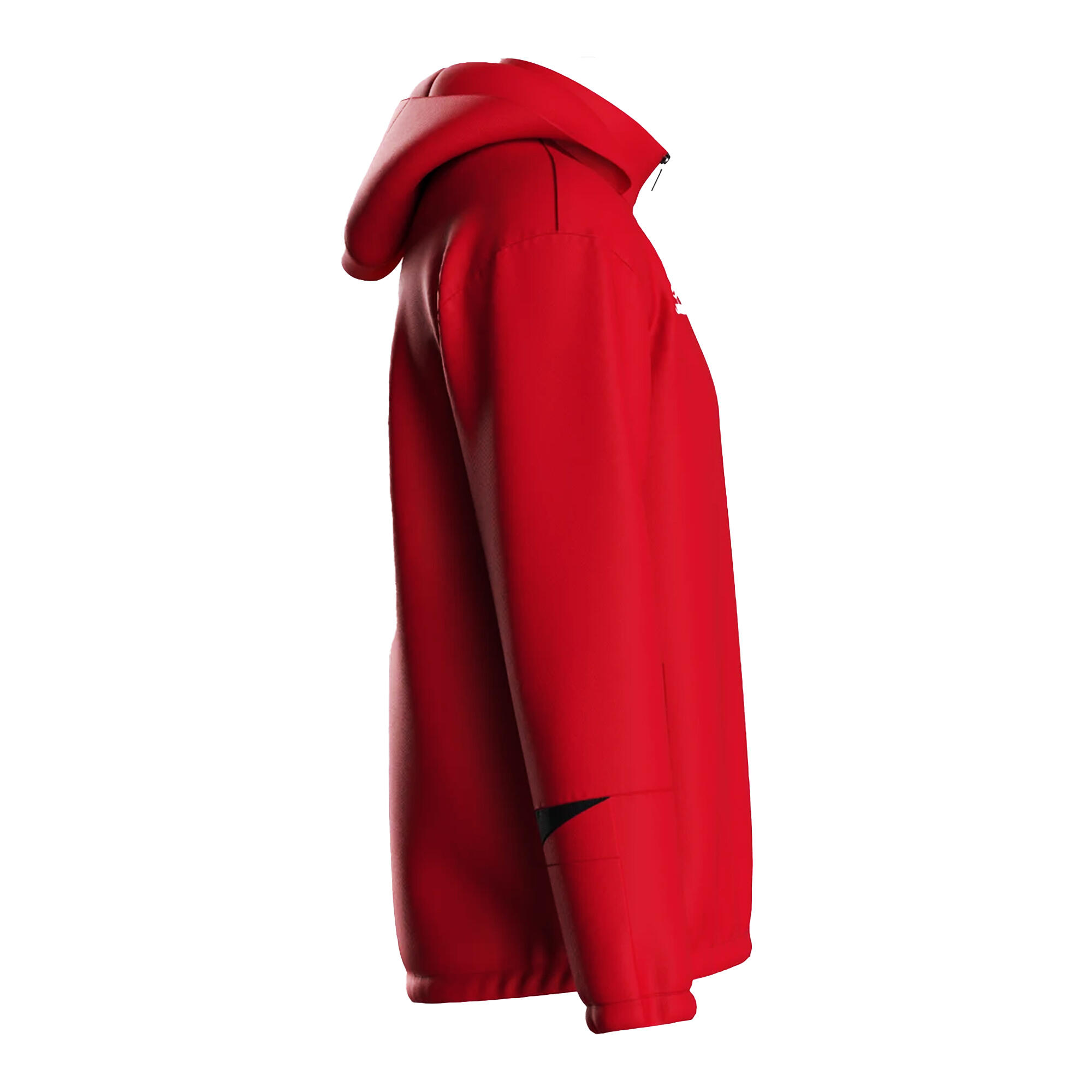 "Total" Jacke, wasserfest für Training Herren Zinnoberrot/Schwarz 4/4