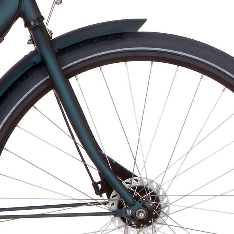 Cortina - Cortina Fork U1 D Night Blue Deep Green Matt - Fourche De Vélo - Beige - Taille Unique - Decathlon