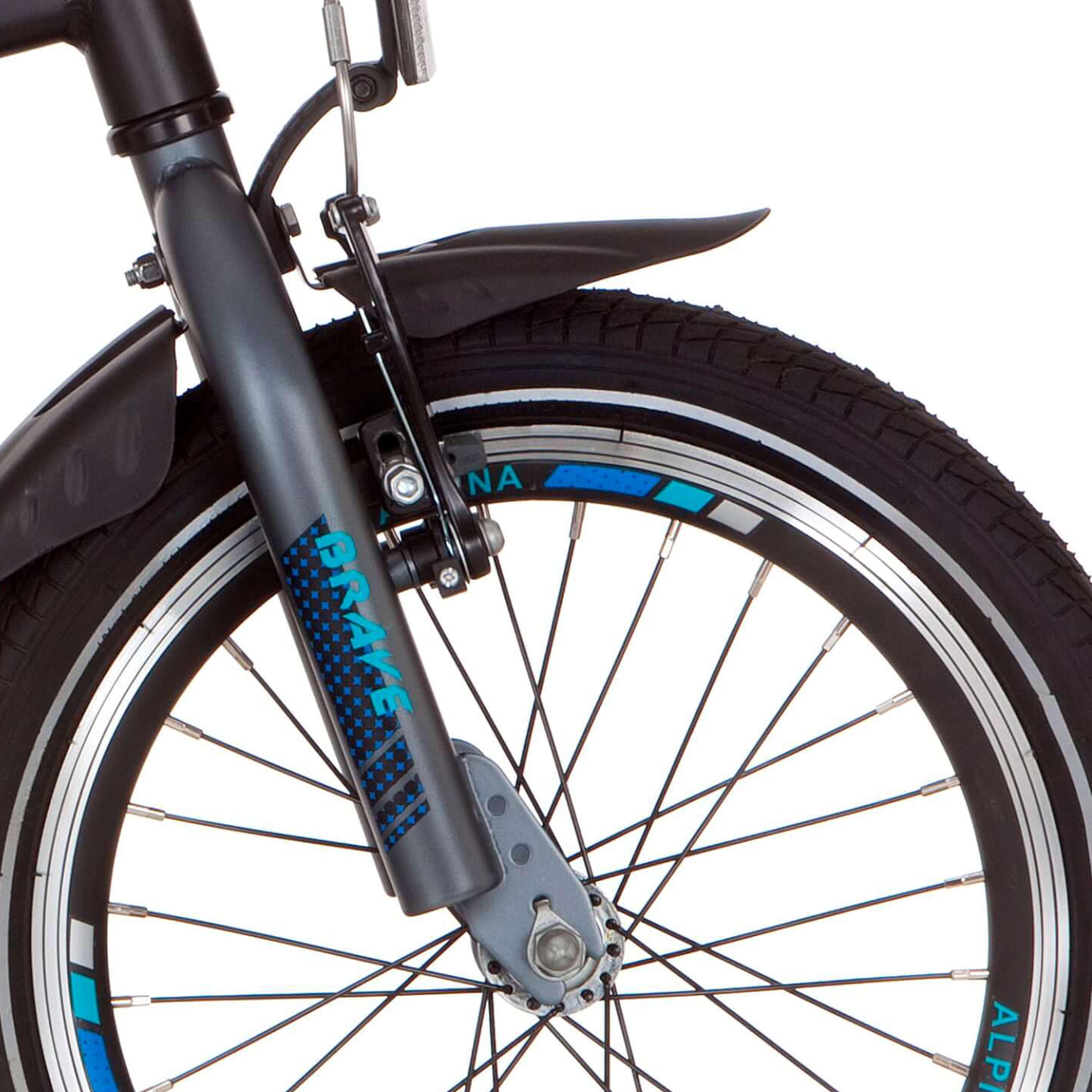 Alpina - Alpina Fourche 16 Courageux En Fer Gris Maatt - Fourche De Vélo - Gris - Taille Unique - Decathlon