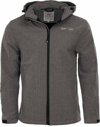 Veste Spitsbergen softshell homme – windproof, déperlante, gris L