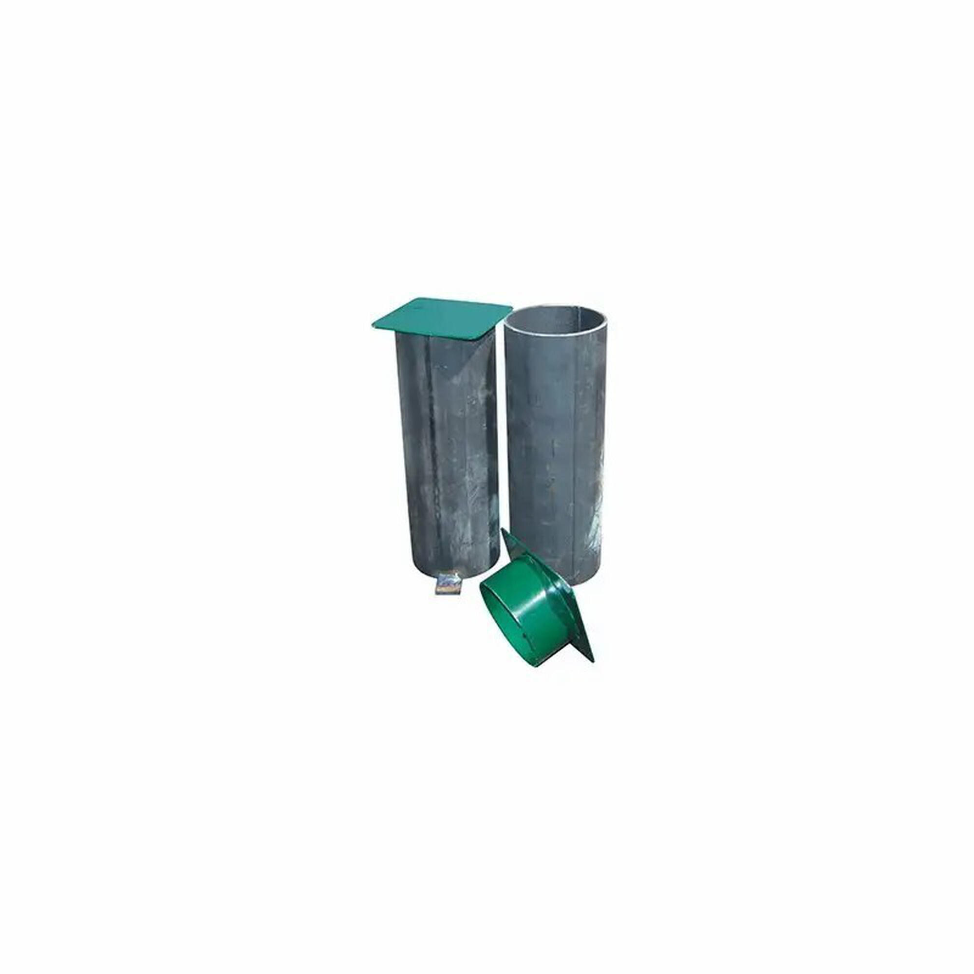Softee - Jeu De Bidons Avec Couvercle Pour Poteau De Tennis/volley-ball Fixe Softee Equip - Filet De Tennis - Gris|vert - Taille Unique - Decathlon
