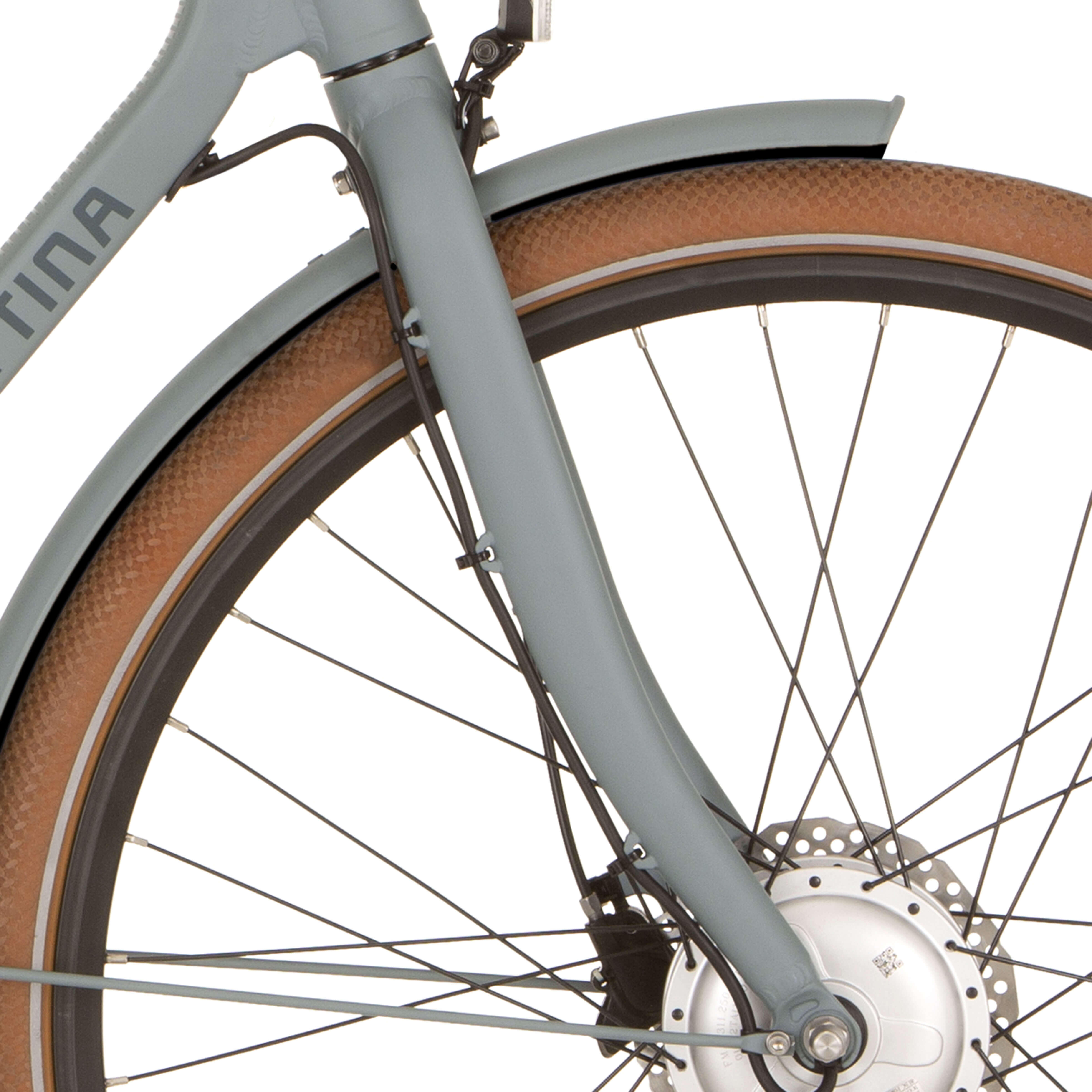 Cortina - Cortina Fork E-foss Fm Stormy Sea Matt - Fourche De Vélo - Bleu - Taille Unique - Decathlon