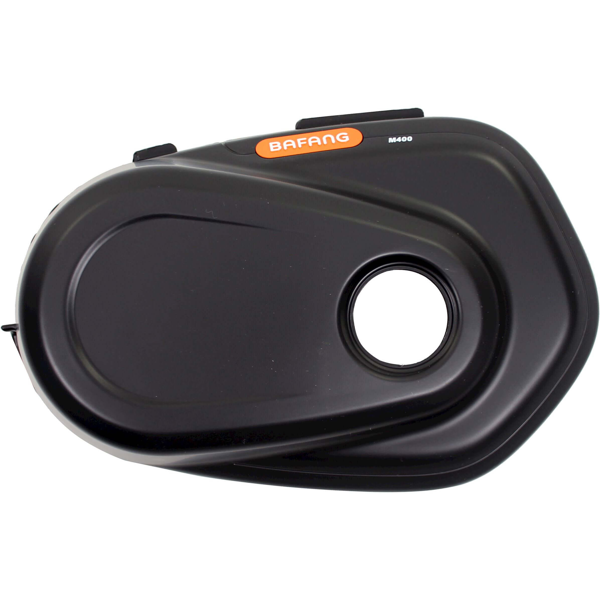 BAFANG Copertura motore Bafang M400 arancione con logo.