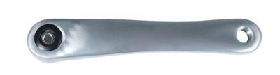 Mijnen Pieper Kurbel Rock links, 170mm lg. Alu, silber 4-kant