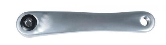 Mijnen Pieper Kurbel Rock links, 170mm lg. Alu, silber 4-kant