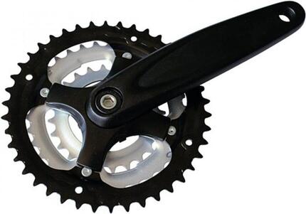 Pédalier VTT alu grand plateau démontable Stronglight Argos 8-9V. 170 mm 42-34-2