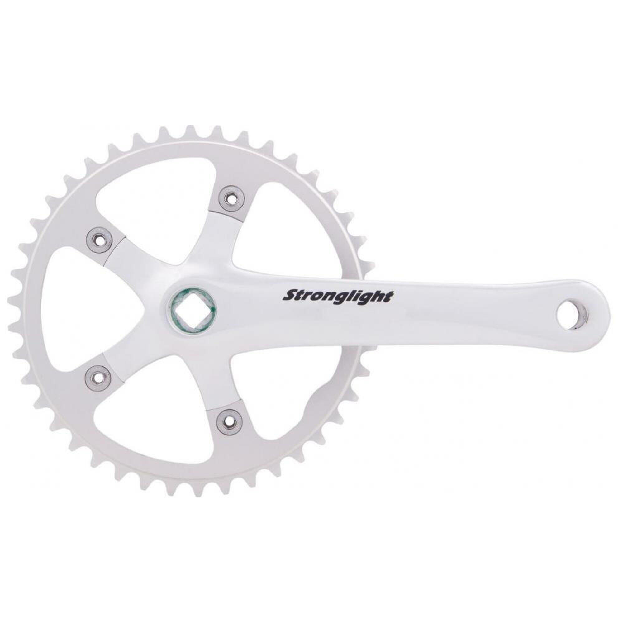 Stronglight - Stronglight Crankstel Impact Crankset Strongl.impact Anodized Silver - Pédalier - Gris - 170cm - Decathlon
