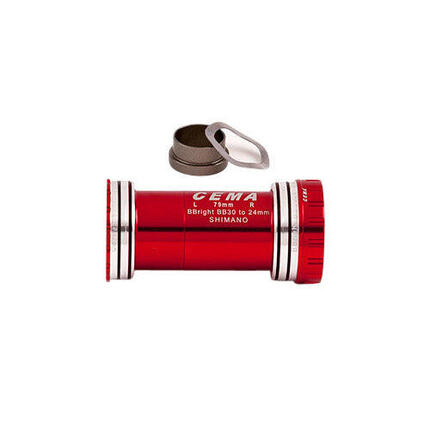 CEMA Support BBright42 pour SRAM GXP - Céramique Rouge