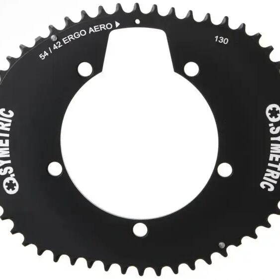 O.symetric Ergo Aerosymetric Chainring 54/42T — Made in Netherlands.