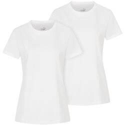 Lot 2 t-shirts Puma femme Base, blanc, XS