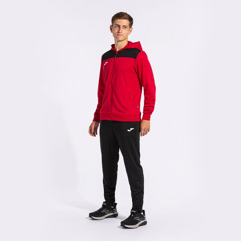 Trening  cu gluga Joma Phoenix II, Rosu/Negru, L