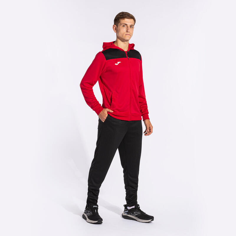 Trening  cu gluga Joma Phoenix II, Rosu/Negru, L