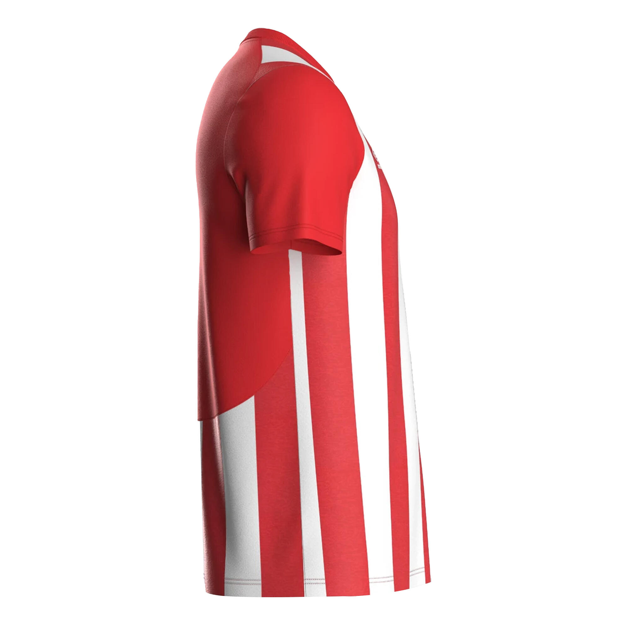 "Ramone" Trikot für Kinder Zinnoberrot/Weiß 4/4